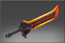 Inscribed Demon Blade of Apocalyptic Fire