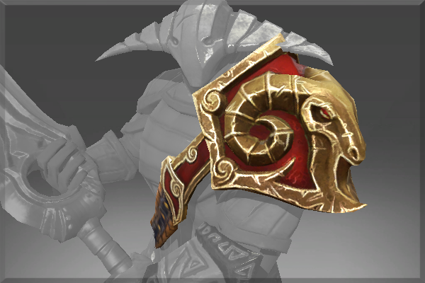 Armature of the Belligerent Ram Shoulder