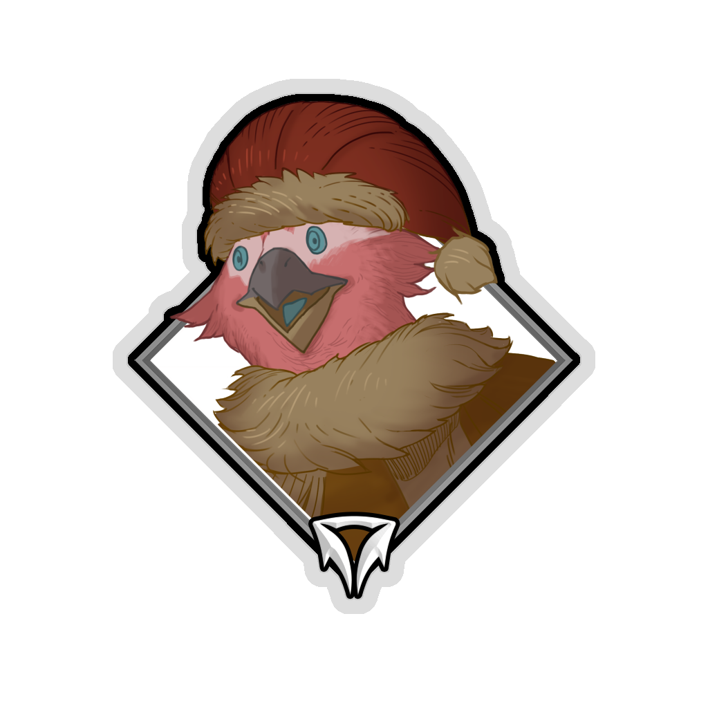 Glitter Crownfall Sticker - Bakeet (Parka)