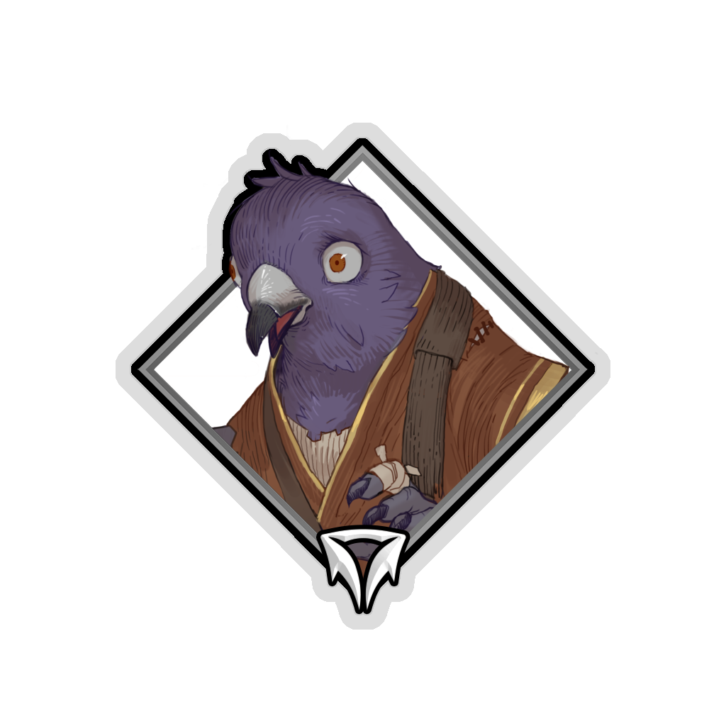 Glitter Crownfall Sticker - Blacksmith