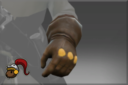 Inscribed Gloves of the Crested Cannoneer