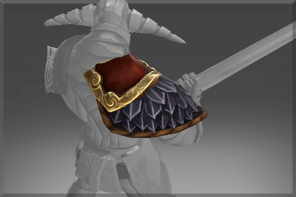 Armature of the Belligerent Ram Pauldron