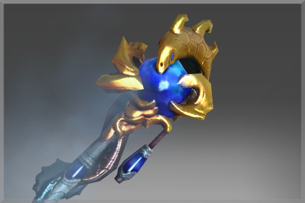 Inscribed Dragonfish Sceptre