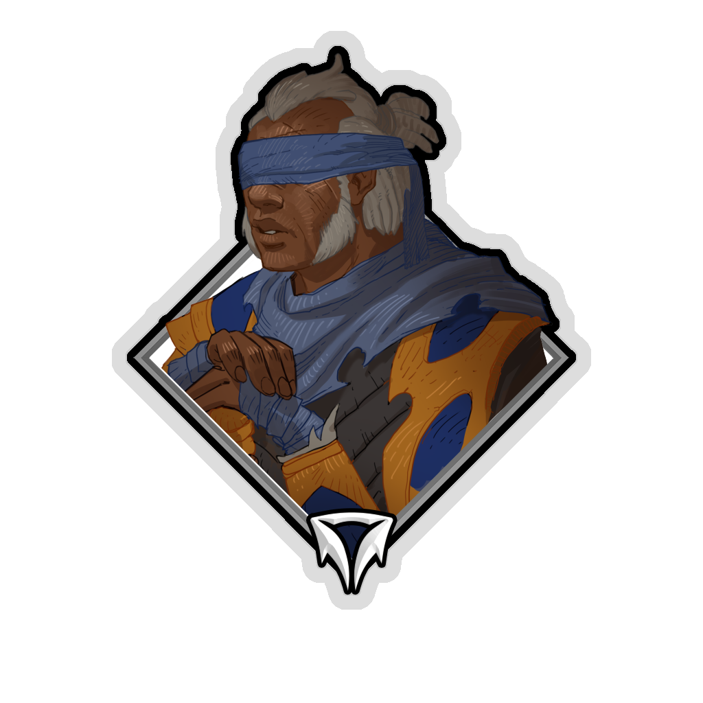 Holo Crownfall Sticker - Blind Queensguard