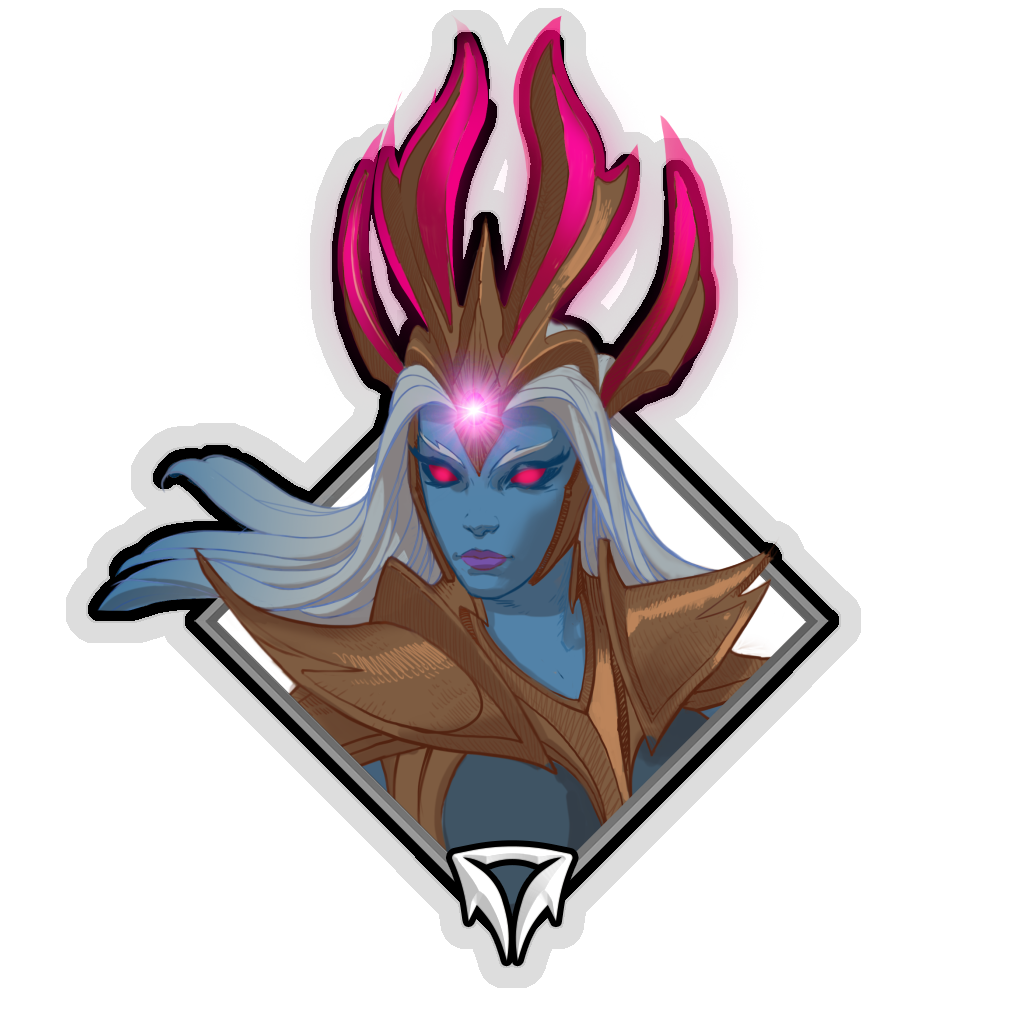 Holo Crownfall Sticker - Shen