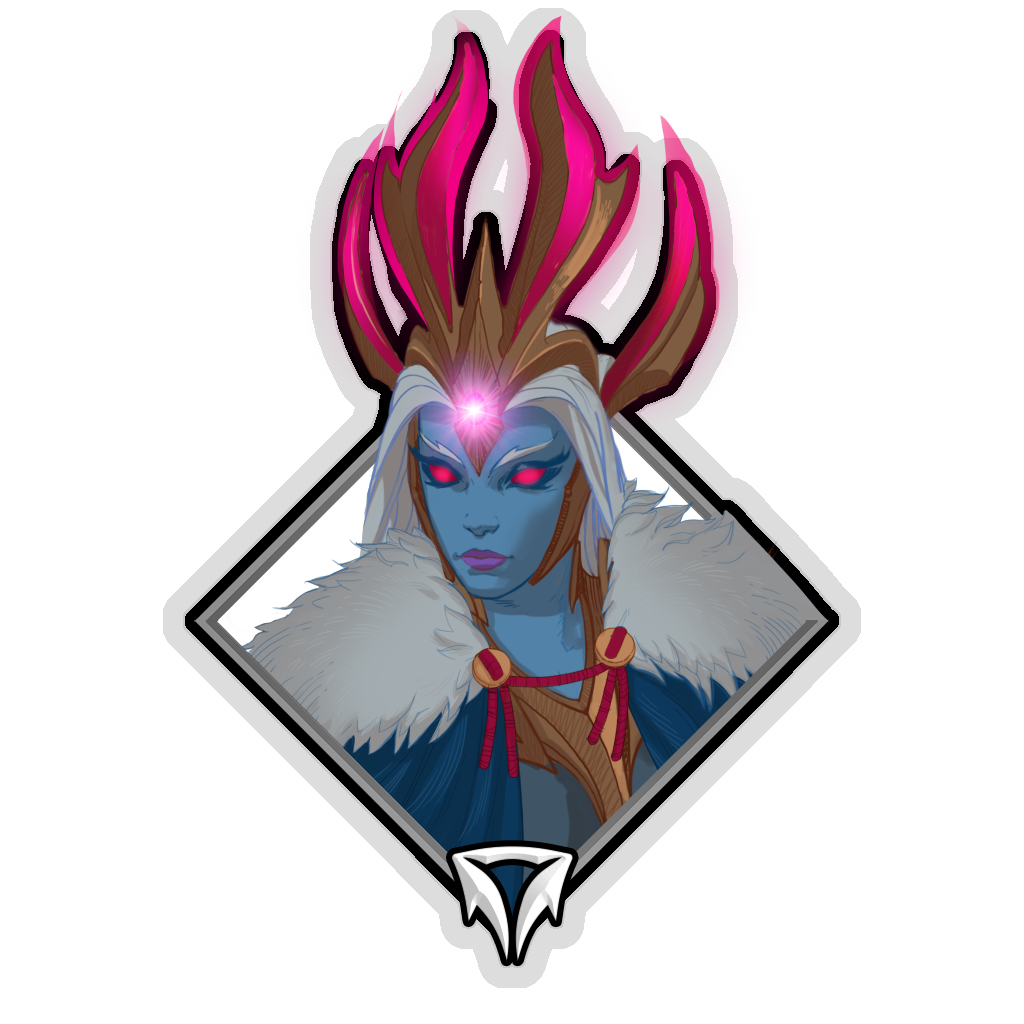 Holo Crownfall Sticker - Shen (Parka)