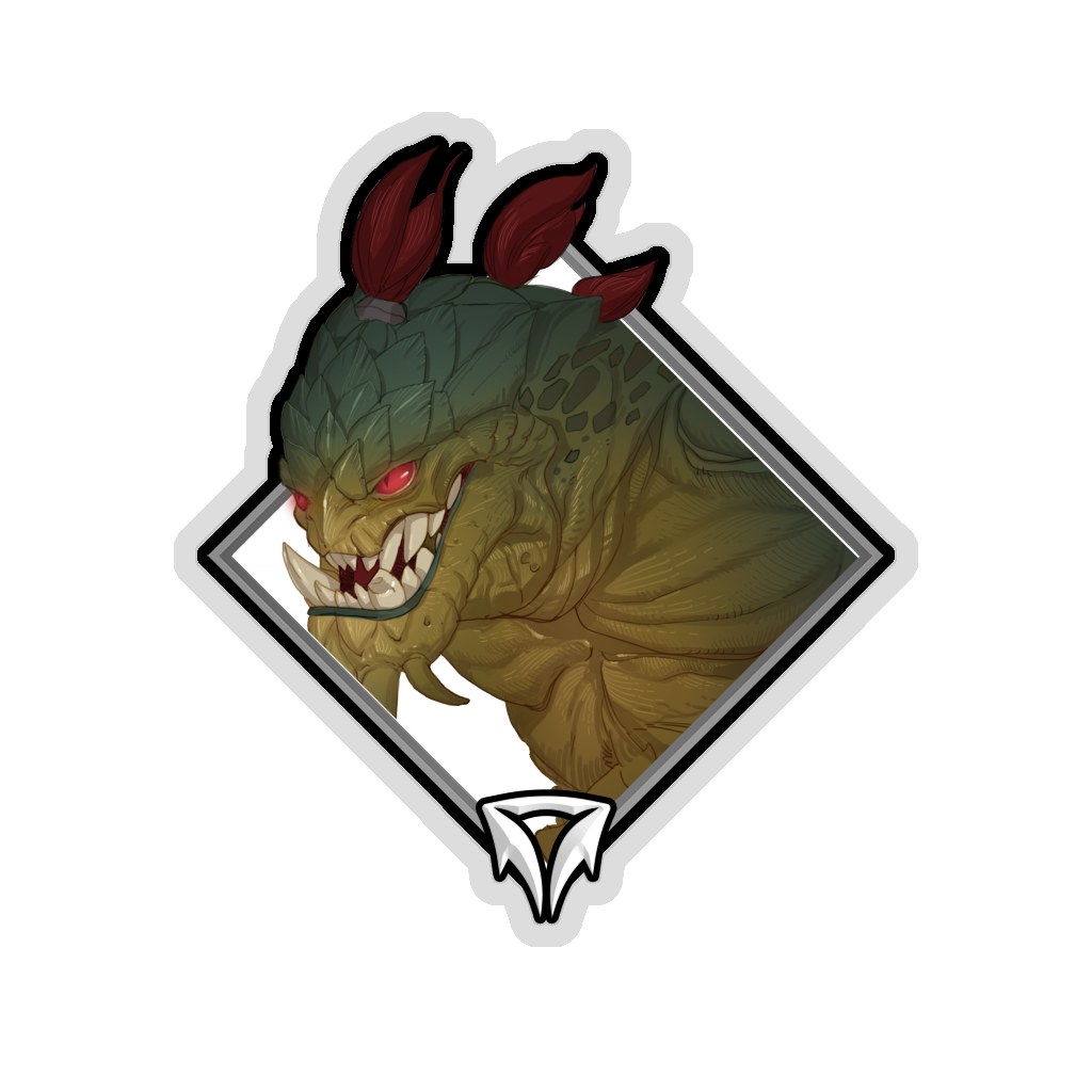 Gold Crownfall Sticker - Graxx