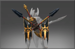 Inscribed Arms of the Onyx Crucible War Banners